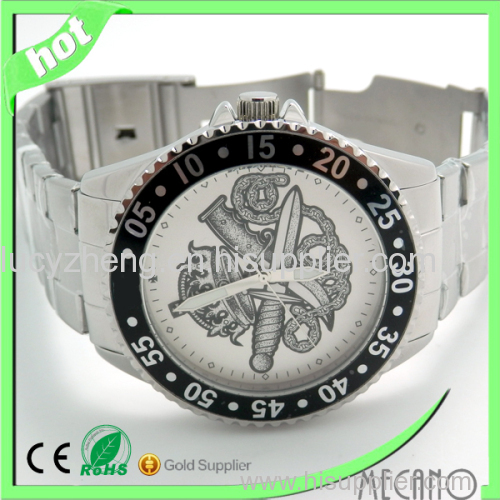 High quality watch all stainless steel watch for men
