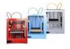 Portable Multi Color Double Extruder 3D Printer Printing Plastic PVA / PC