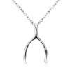 925 silver wishbone necklace