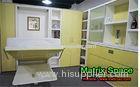 Horizontal Single Space Saving Murphy bed with table , Echo-friendly Green