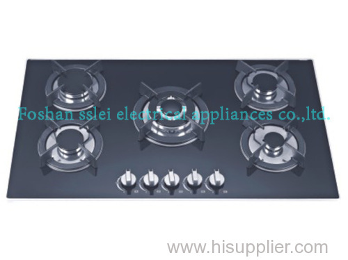 Tempered Glass Panel Gas Stove With Strong Firepower