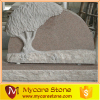 natural tree shape granite tombstone