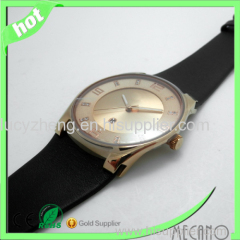 vogue watch for man stainless steel watch with leather