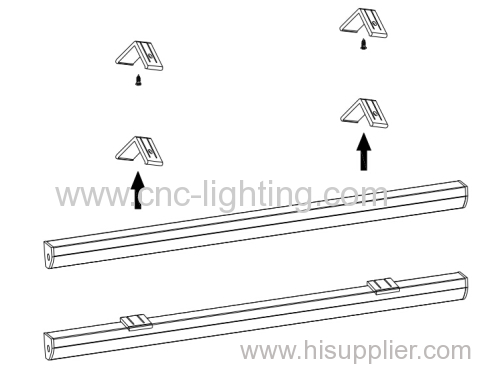 Anti-dust Rigid LED Luminaire with 2835 SMD LED Chips