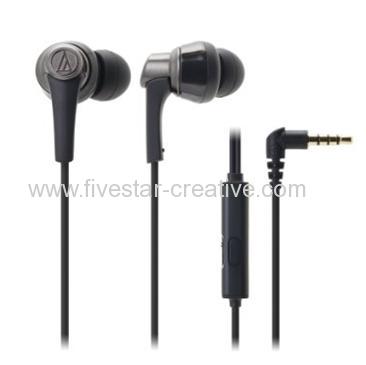 Audio-Technica SonicPro ATH-CKR5iS In-Ear Headphones with In-line MIC and Control