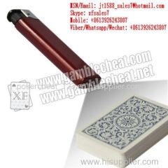 XF brand newest dark red plastic lighter IR camera for marked playing cards and poker analyzer