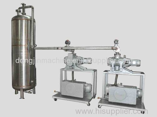 Central vacuum pump plants