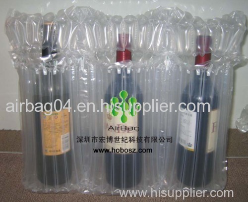 Air bag for wine Bottle Packs