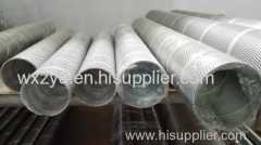 stainless steel water perforated filter elements air center core exporter filter frames spiral welded 316 metal pipes