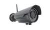 Black Network Infrared HD IP Bullet Cameras ONVIF for Mobile Phone