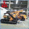 Diesel engine crawler mobile drilling rig machine with adjustable boom