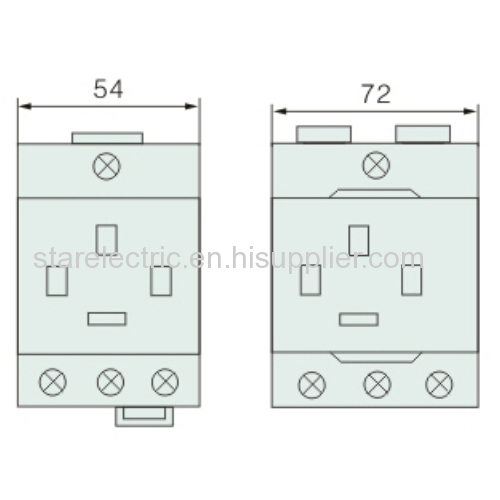 KXA series modularization socket apply to household residence hotel  airport wharf etc place for distribution system