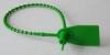 Nylon Clip Green Container Security Seals / Bolt Seals For Supermarkets