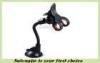 Dual Clip Long Tube Universal Car Mobile Phone Holder Windshield Mount 360 Adjusting