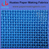 Polyester plain fabric for paper making