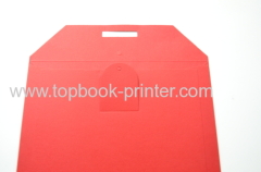 Online design or printed die cutting gold-stamped uncoated paper gift packaging bag