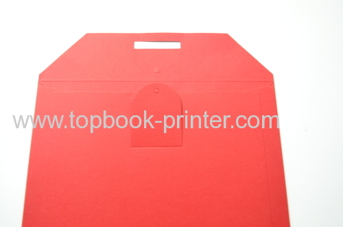 Online design or printed die cutting gold-stamped uncoated paper gift packaging bag