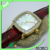 Diamond watch for woman stainless steel watch