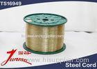 Copper Coated Radial Tyre Steel Tire Cord Rolls , Steel Spool Wire For Tyres