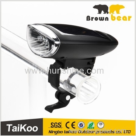 factory price hot sale solar energy solar bicycle front light led bicycle lights rechargeable