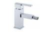 Brass Chrome Single Hole Bathroom Sink Faucet / Single Lever Deck Mounted Brass Bidet Taps