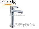 Single Handle Brass Bathroom Basin Faucet For Above Counter Basin Usage
