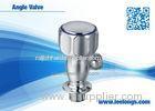 Chromed Bathroom Angle Valve Zinc Bathroom Accessories For Hotel , Home