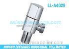 Brass Ball Valve With Stainless Steel Decorative Cover , Brass Angle Valve
