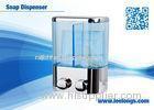 Bathroom Plastic Liquid Soap Dispenser 775ml With Double Manual