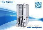 Liquid Hand Soap Dispenser for shower 500ml Transparent / Chrome Plated