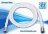 Bathroom White PVC Netted Flexible Shower Hose For Hand Shower