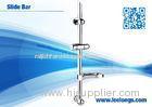 Stainless Steel Shower Bar Sliding , Height Adjustable Shower Bar