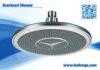 8 Inch Waterfall Round Overhead Shower Head Water Efficient Ceiling Rainfall