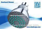 Small ABS Chrome Bathroom Overhead Shower Head With Brass / Zinc Ball