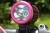 Waterproof CREE XM-L T6 Front rechargeable LED Bike Light 10W 1200 Lumen