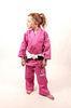Girls Pink Martial Arts Uniform Cotton Childrens Karate Gi Customized