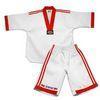 White Cotton Adult WTF Taekwondo Uniform Emboidery 110cm to 210cm