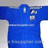 Pre - shrink Mens Judo Uniform Martial Arts Clothes with Custom Label