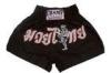 Professional Black Custom Boxing Shorts for Kids , Men , Women