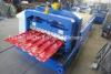 Color Steel Plate Glazed Tile Roll Forming Machine With Hydraulic Cutting System