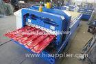 Color Steel Plate Glazed Tile Roll Forming Machine With Hydraulic Cutting System