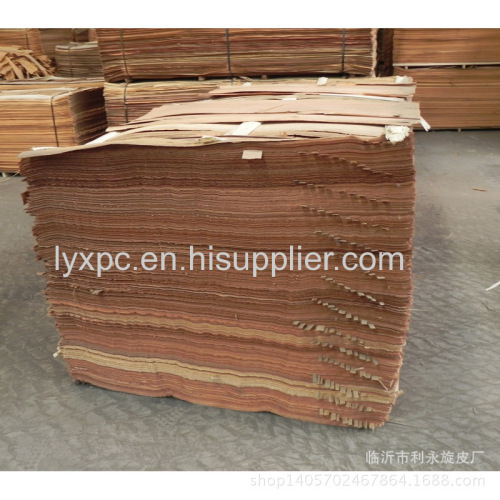 QC high quality okume veneer board for fancy plywood