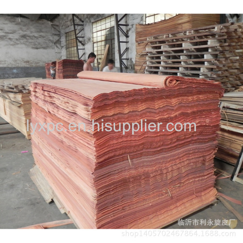 QC high quality okume veneer board for fancy plywood