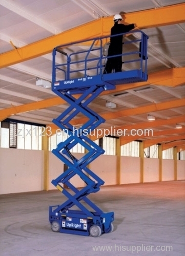 ce mobile scissor elevato