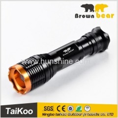 t6 led most powerful aluminum zoom flashlight