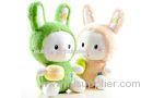 Girly 35CM Cute cartoon color rabbit plush toy Gift stuffed easter bunnies