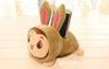 Monkey rabbit mobile phone holder Designer plush toys green Soft cloth