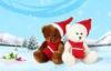 Customized soft cute teddy Christmas StuffedBear festival toys 10CM