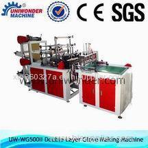 Double Layers Disposable Glove Making Machine