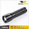 3w led aluminum telescopic tactical flashlights military